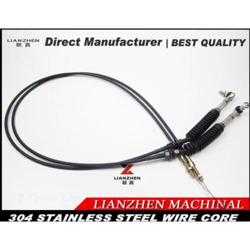Excavator parts E320C/D Throttle Motor control Cable for LIANZHEN accelerator cable parts Direct Manufacturer