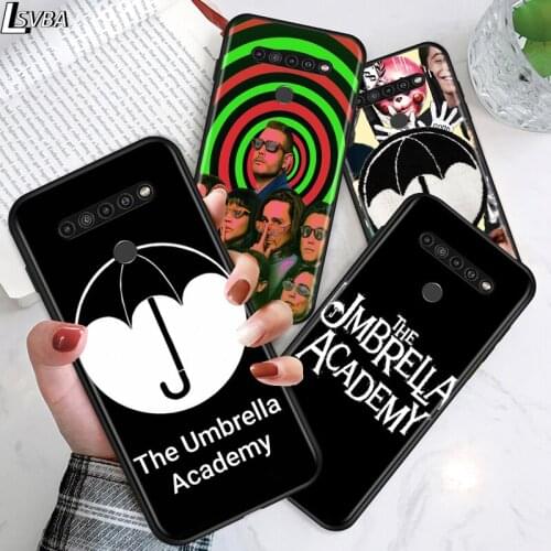 Umbrella Academy for LG G8 G8S G8X V30 V35 V40 V50 V60 ThinQ Q60 K40 K50 K51 K61 K71 K92 K62 Soft Black Phone Case