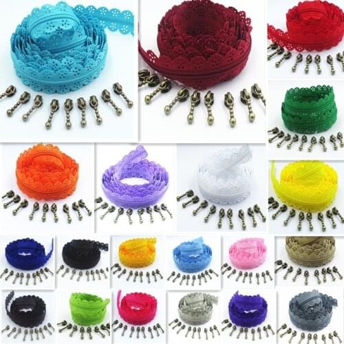 10M 20 Zipper Puller 3# Nylon Lace Six Hole Zipper Used For Sewing And Skirt Clothing Accessories