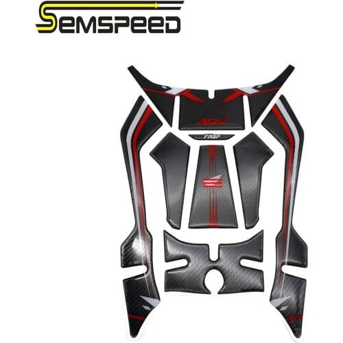 Motorcycle 3D Sticker For Honda ADV 150 adv150 2019 2020 Gel Fuel Tank Pad Decals Engine Protection Prevent Scratc Decor Sticker