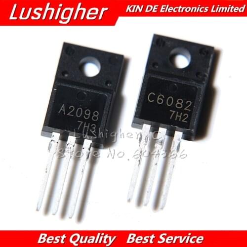 5pair 2SA2098 2SC6082 5pcs A2098 + 5pcs C6082