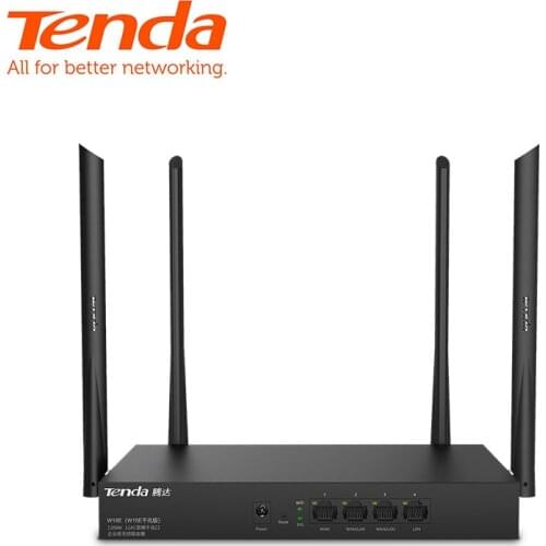 Tenda W18E AC1200M Wireless WiFi Router with 2.4G/5.0G High Gain Antenna Dual Band Wifi Repeater,App Control VPN