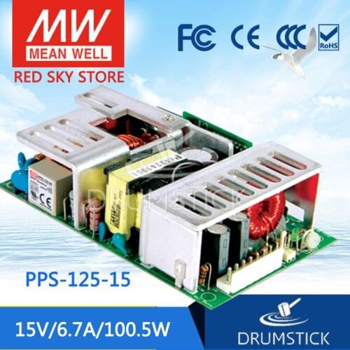 Prosperity MEAN WELL PPS-125-15 15V 6.7A meanwell PPS-125 15V 100.5W Single Output with PFC Function