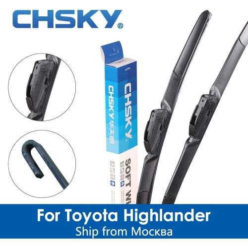 CHSKY Car Windshield Wiper Blade for Toyota Highlander 2002 2003 2004 2005 2006 2007 2008 2009 2010 2011 2012 2013 to 2016 Wiper