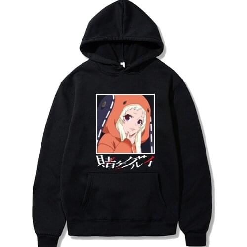 Kakegurui Yumeko Jabami Anime Hoodie Harajuku Streetwear Casual Woman Cloth