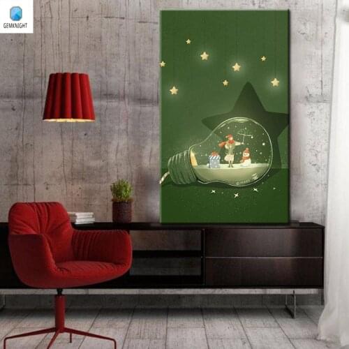 Picture by numbers Cute cartoon digital paint by numbers SantaClaus diy digital painting home decor for living room