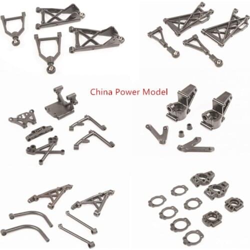 HD Suspension Arm Kit Hub Carrier Set Shock Tower for HPI Baja 5B SS 5T 5SC King Motor and Rovan buggies and trucks