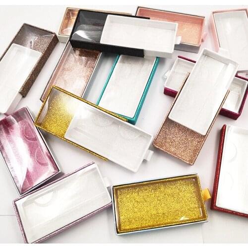 NEW wholesale eyelash packaging box lash boxes packaging faux mink lashes square empty case bulk makeup Transparent window