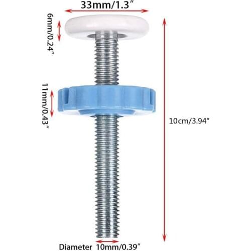 83XC Pressure Mounted Baby Gates Threaded Spindle Rods,4Pcs Spindle Screw Mounted Bolts Kit for stair Gates Dog Gate