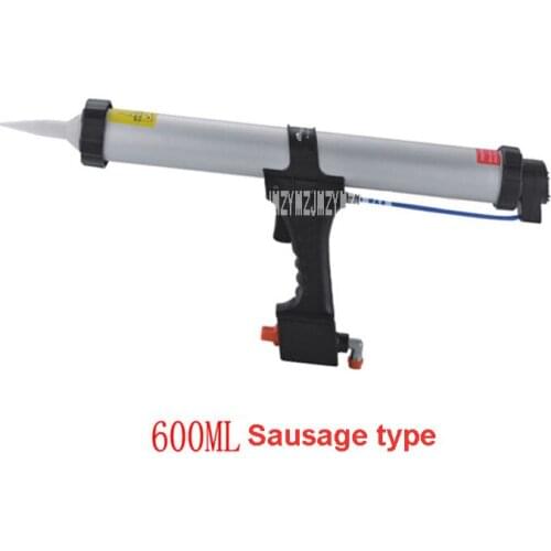 New Arrival Professional 600ml Sausage Type Pneumatic Caulking Gun Good Quality Pneumatic Caulk Gun Glue Gun 45CM 6bar Hot Sale