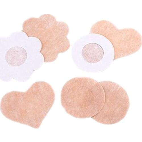 New Soft Round Disposable Nipple Cover Stickers on BraBreast Petals Flower Sexy Pad Pastie for Women Tape Intimate Accessories