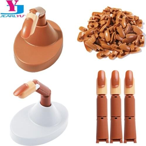 Manicure Practice False Finger Removable Professional Training Practicing False Nails Tips Manicure False Adjustable Model Hand
