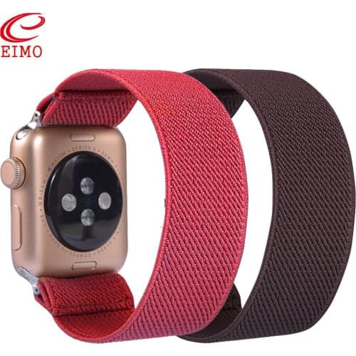 Scrunchie Strap For Apple watch 6 band 40mm 44mm iwatch band 38mm 42mm bracelet belt solo loop strap for apple watch 5 4 3 2 SE