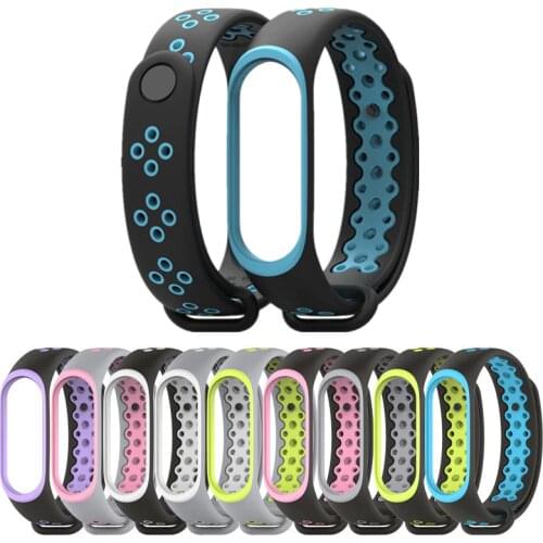 Mi Band 3 Strap Sport wrist strap for Xiaomi mi band 3 black Silicone Bracelet for band3 xiaomi Miband 3 smart watch bracelet
