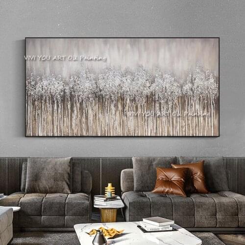 Handmade Modern Abstract Texture Canvas Abstract Oil Painting Home Living Room Decor Mural Poster Cuadros Art Wall Decoration