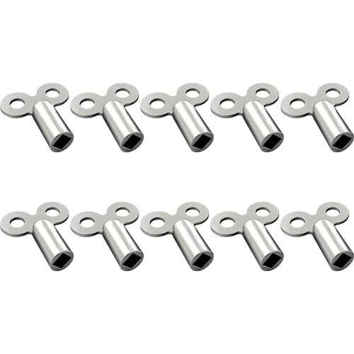 The Extended Exhaust Valve Key is Used for All Heating/Radiator Switch Buttons, The Valve Key is Made of Zinc Alloy Material