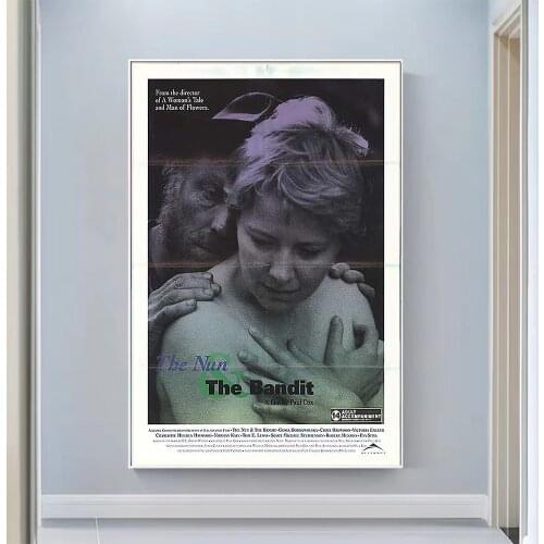 V0732 The Nun and the Bandit Vintage Classic Movie Wall Silk Cloth HD Poster Art Home Decoration Gift