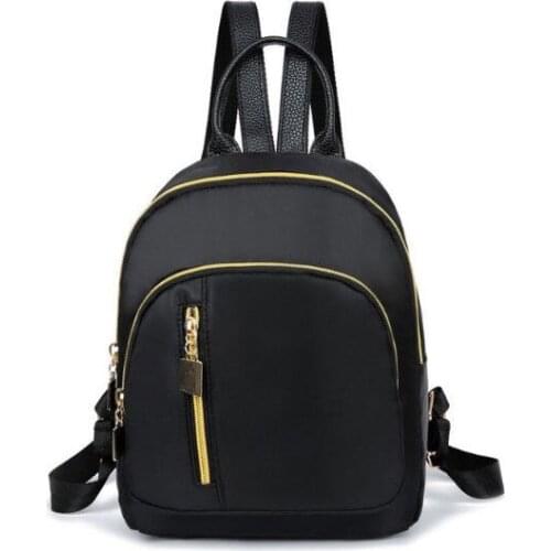 2018 Mini Black Backpacks Women Bags Casual Travel Nylon Backpack for Teenage Girls Backpack Mochila feminina