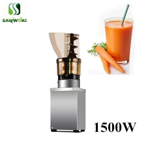 1500W Commercial hard food squeezer machine apple juicing machine large caliber fruit Vegetable extractor machine Orange Juicer