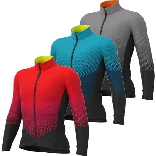 2021 Winter Mens Pro Cycling Jersey Top Mountian Bicycle Clothes Sportswear Maillot Ciclismo Racing Bike Clothing Cycling Shirt