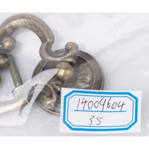 Antique Brass Cabinet Cupboard Drawer Door Pull Handles Home Decoration 55mm