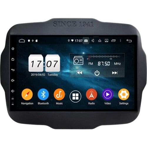 PX6 4gb+64gb Android 10 Car DVD Player for Jeep Renegade 2015-2018 Stereo Radio GPS Navigation WIFI Bluetooth 5.0 Easy Connect