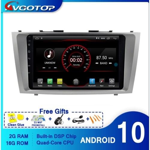 AVGOTOP CAR DVD PLAYER GPS Android 10 FOR TOYOTA CLASSIC CAMRY 2007-2011 Multimedia Navigation player