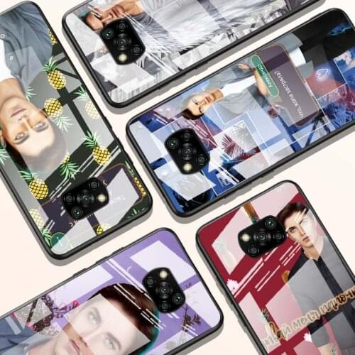 Romance Club for Xiaomi POCO X3 NFC F3 M2 X2 F2 Redmi K30 Redmi Note 9 Pro Luxury Tempered Glass Phone Case Cover