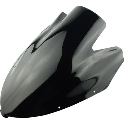 For Kawasaki NINJA 650 ER6F EX650R 2006 2007 2008 black Windshield WindScreen Double Bubble ER-6F EX 650R ER 06 07 08