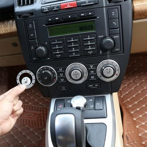 For Land Rover Freelander 2 2007-2015 Car styling Aluminum alloy Car Temperature display decorative stickers Car accessories