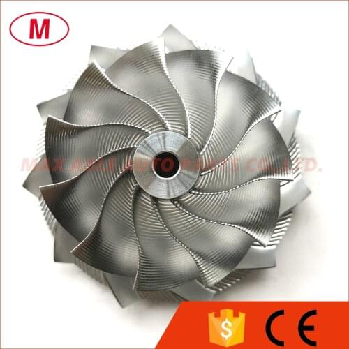 GT15-25 53.11/70.98mm 11+0 blades Performance Turbo Billet compressor wheel/Aluminum 2618/Point Milling wheel for Turbocharger