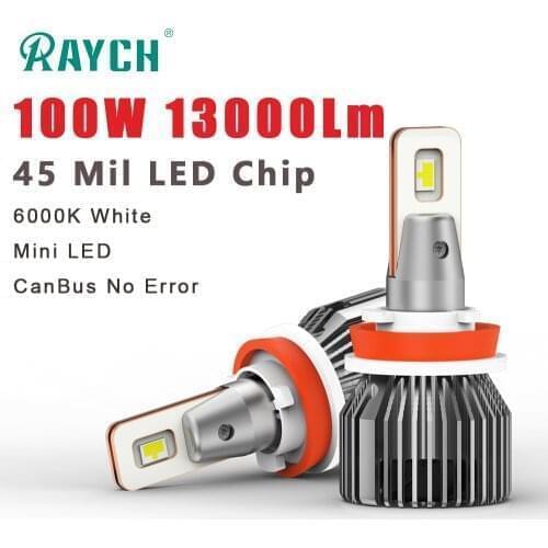 H7 led canbus headlight no error bulb 12v h11 led headlight bulb hb3 9005 led h4 led car bulb 6000k