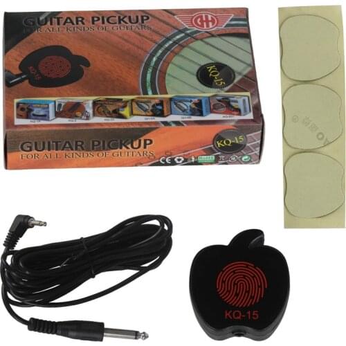 KQ-15 Acoustic Guitar Pickup Piezo Contact Microphone Transducer High Sensitivity Pickup For Guitar/Ukulele/Violin/Pipa/Guzheng