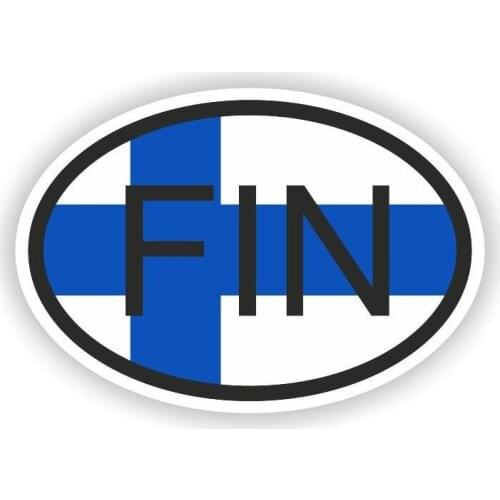 Hot Sell Creative Finland FIN Car Stickers Styling Motorcycles Window Car Bodyes Decal Decoration Car Accessories KK 15*10cm