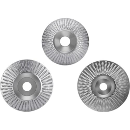 3 Piece Set of Wood Grinding and Polishing Wheel Rotating Disc Sandpaper Grinding Wheel Tool Angle Grinder 4 Inch Bore
