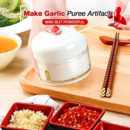 Portable Vegetable And Food Cutter Manual Garlic Puller Fruit Chopper Multi-function Meat Grinder Vegetable Cutter Kitchen Tool