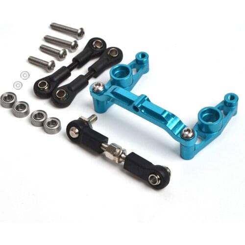 RC TT02 Aluminum Ball Bearing Crank Steering Set for Tamiya TT-02 TT-02D 1/10 RC Drift Car Parts