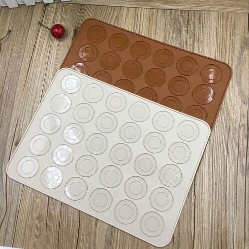 Random Color Silicone Baking Mat Baking Sheet Macaron Mould High Temperature Resistant Oven Baking Mould Silicone Baking Mat