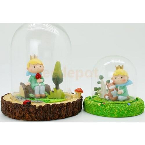 THE LITTLE PRINCE Resin Prince & Rose Home Table Figurine Ornament Statue #5