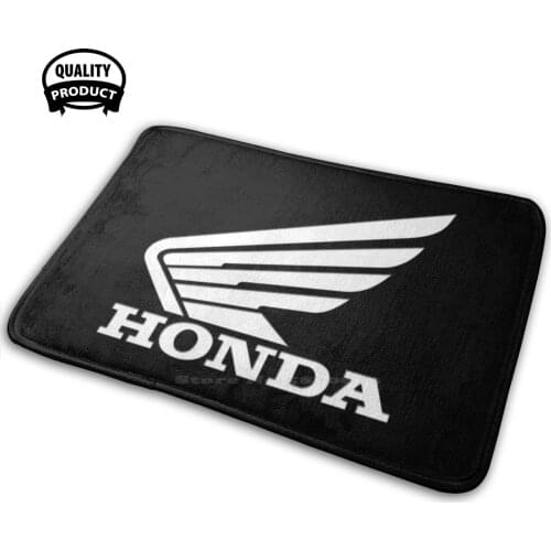 Logo - Black Background Comfortable Door Mat Rug Carpet Cushion Logo Affiliate Black Background Black Motorbikes Civic Logo