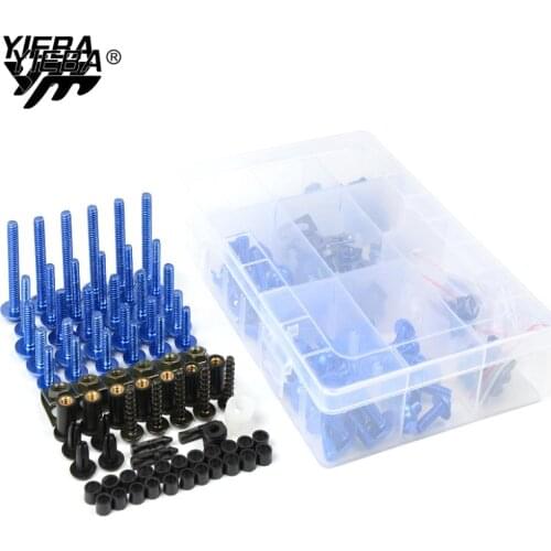 Universal Motorcycle Fairing Bolt Screw Fastener Nut Washer For suzuki SV650/S SFV650 GLADIUS Honda MSX125 GW250 Hornet CB919