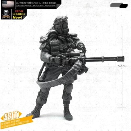 1/35 Figures Resin Soldier model kits DIY self-assembled YOY-02