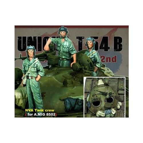 1/72 ancient Tank Crews (3 figures) ( NO TANK ) Resin figure Model kits Miniature gk Unassembly Unpainted