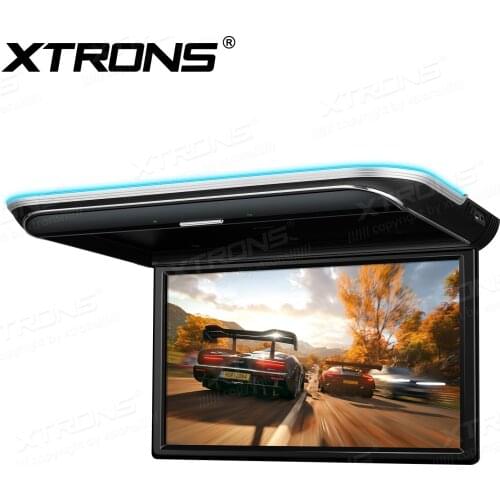 17.3" Octa-Core CPU 2GB RAM 16GB ROM Android 9.0 OS Car Roof Multimedia System Player Flip Down Car Monitor Roof Mounted Monitor