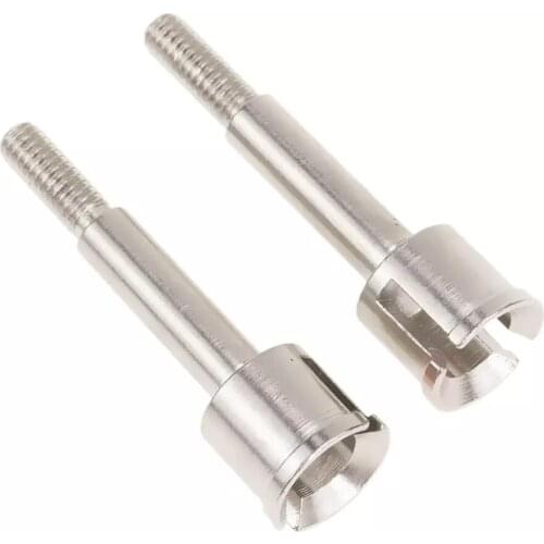 2pcs Steel Metal 08064 Wheel Axle for HSP 1/10 RC Model Car Upgrade Parts 94188 94155 94166