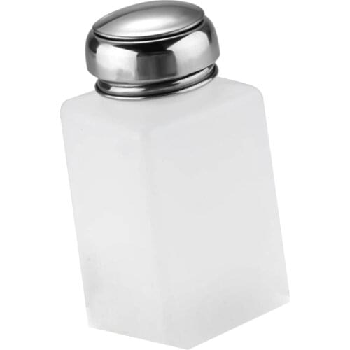 200 Ml Empty Nail Polish Remover Alcohol Bottle Liquid Press Pump Dispenser