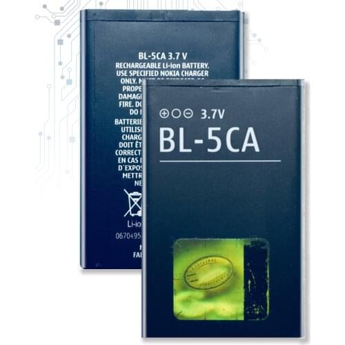 ONew Battery BL-5CA BL 5CA 700mAh For Nokia 1110 1200 2310 5130XM 7600 N70 E60 5030 C2-00 C2-01 X2-01 BL5CA Batteries