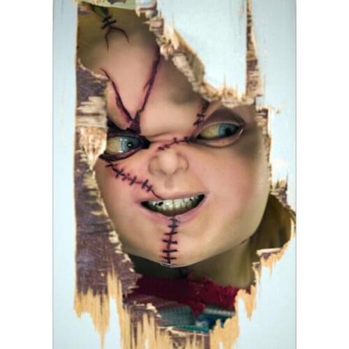 Diamond Mosaic 5D DIY Embroidery,Diamond Painting Horror Movie Bride of Chucky Crafts Sewing Needlework,Wall Painting, FH136