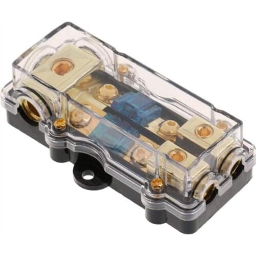 Car Fusebox Auto Vehicles Audio Amplifier 1 In 2 Ways Out 60A Fuse Holder Fuse Box Car Audio Modification Insurance Fuse