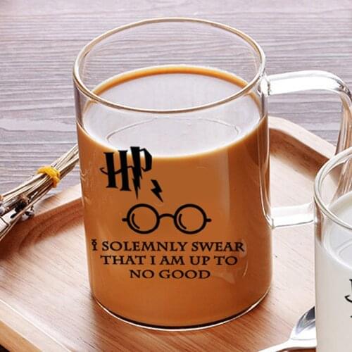 15oz Big Glass Coffee Mug Friends Birthday Gift High Capacity Environmentally Friendly Milk Cup